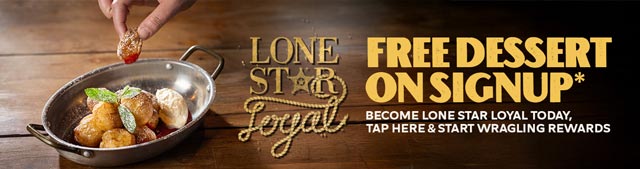 Free dessert on signup